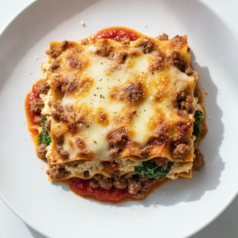 Classic Beef and Ricotta Lasagna Bake