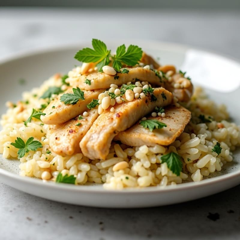 Fresh Herb-Citrus Rice Pilaf with Toasted Pine Nuts