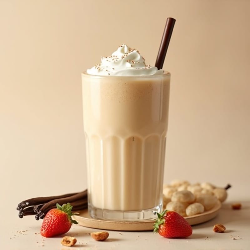 Creamy Vanilla Almond Protein Shake