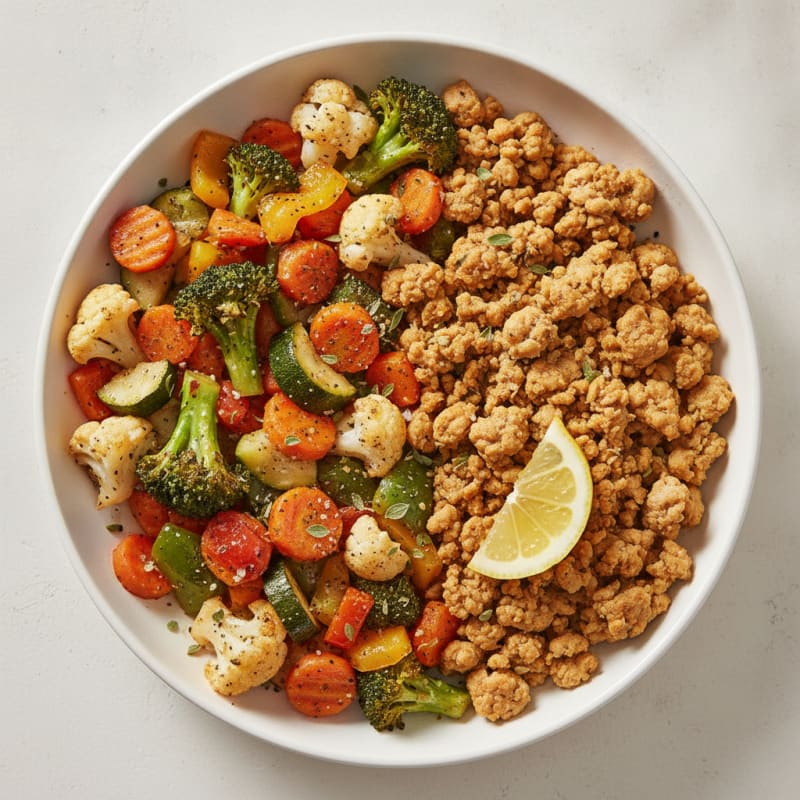 Turkey and Roasted Vegetable Medley