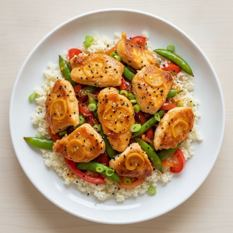 Orange Glazed Chicken Stir-Fry
