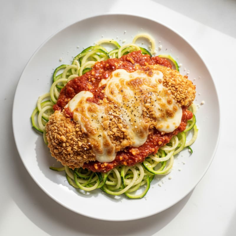 Crispy Baked Chicken Parmesan with Marinara