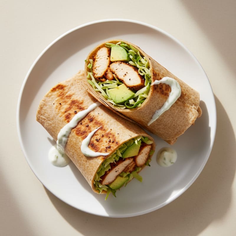 Crispy Chipotle Chicken and Avocado Wraps