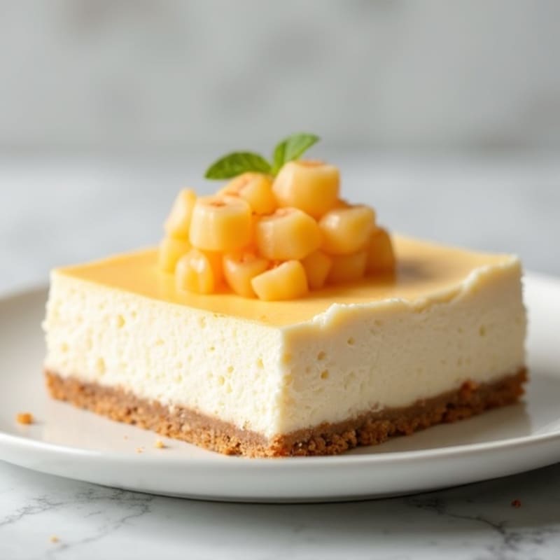 Creamy Greek Yogurt Protein Cheesecake
