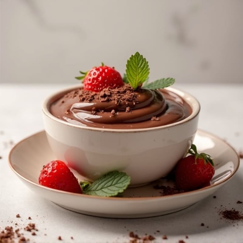 Silky Chocolate Protein Pudding
