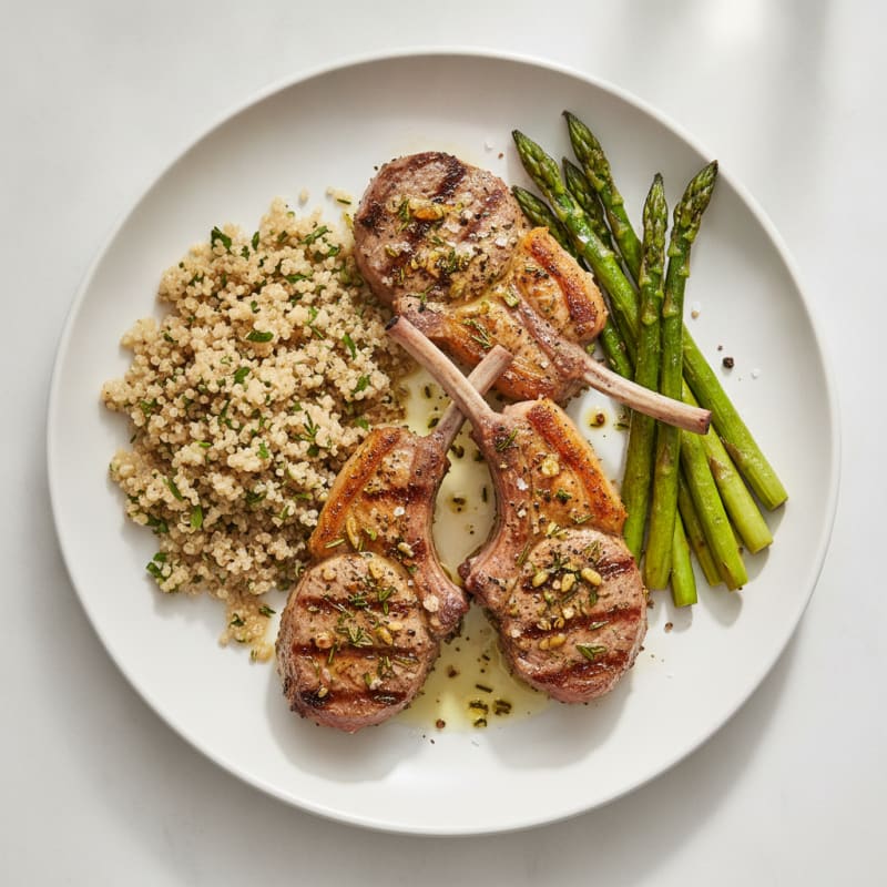 Grilled Herb Lamb Chops