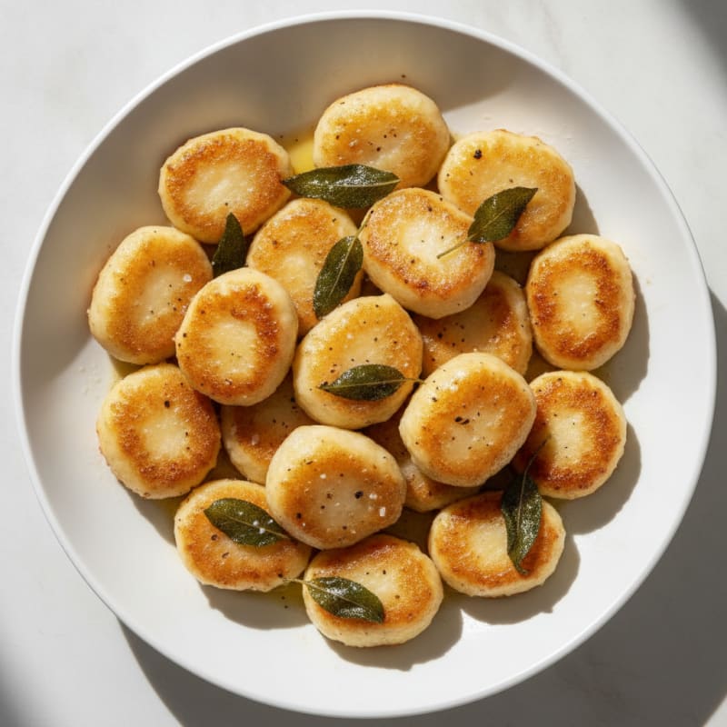 Ricotta Gnocchi with Sage Butter Sauce