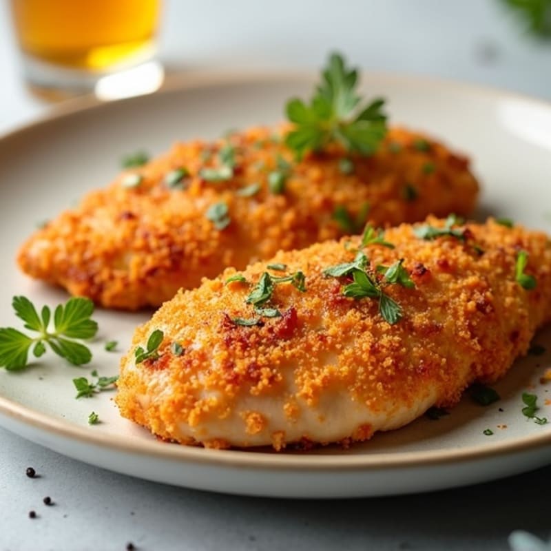 Crispy Baked Honey-Garlic Chicken