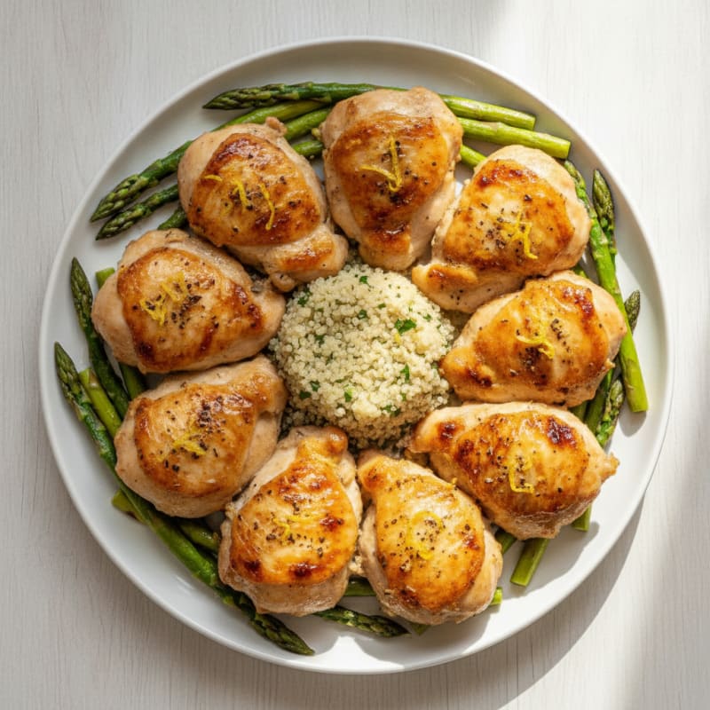 Lemon-Herb Roasted Chicken Thighs