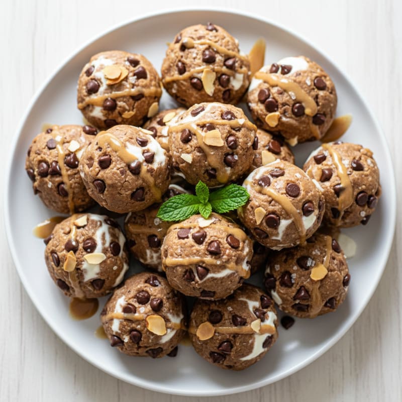 No-Bake Chocolate Chip Protein Bites