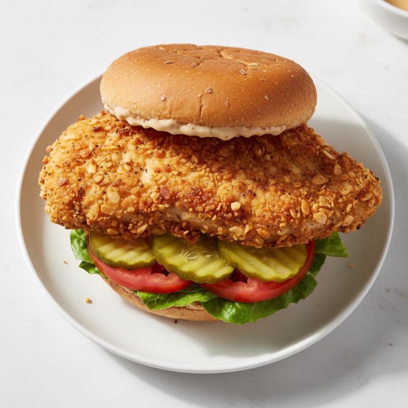 Buttermilk Fried Chicken Sandwich with Pickles