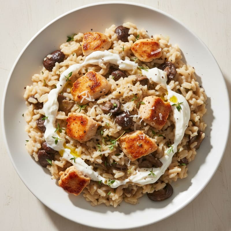 Creamy Wild Mushroom Risotto