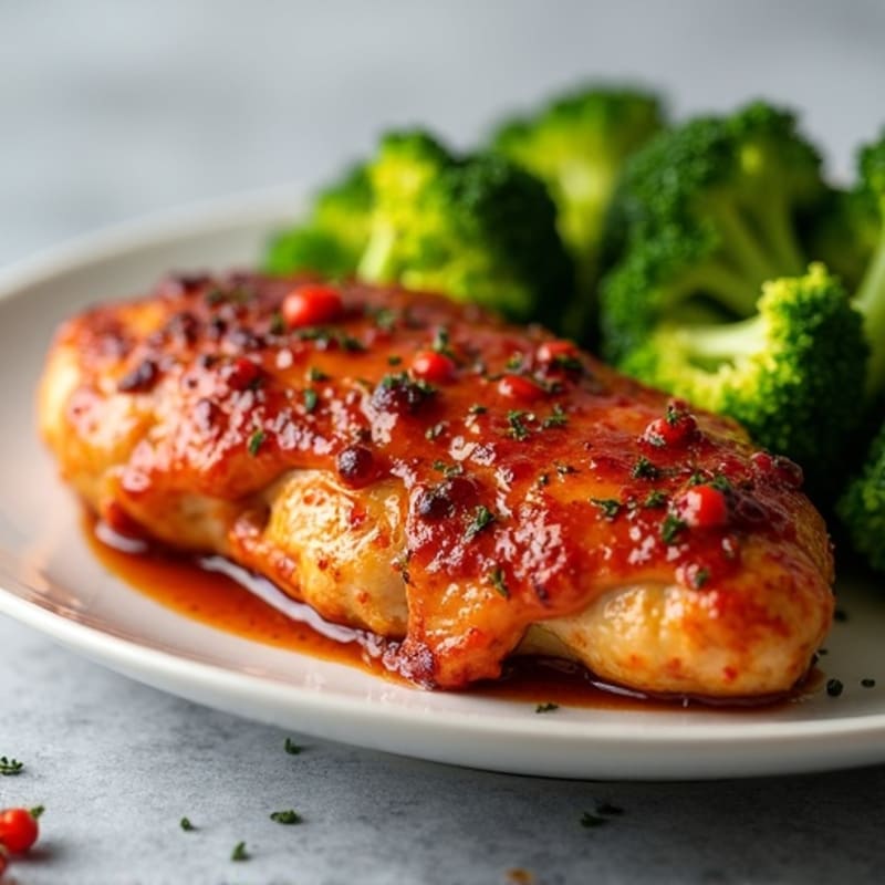 Crispy Baked Spicy BBQ Chicken