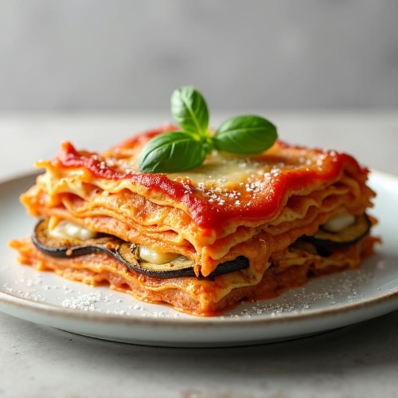 Roasted Zucchini and Eggplant Lasagna