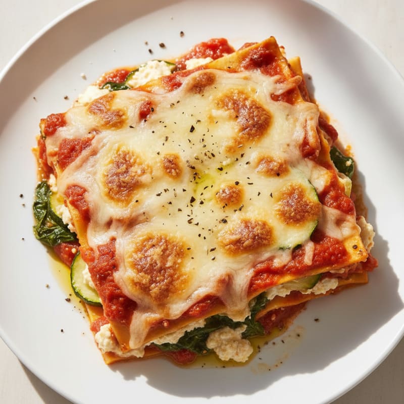 Garden Vegetable Lasagna with Ricotta