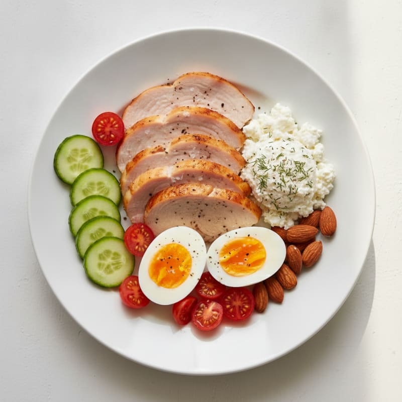 High-Protein Savory Snack Plate