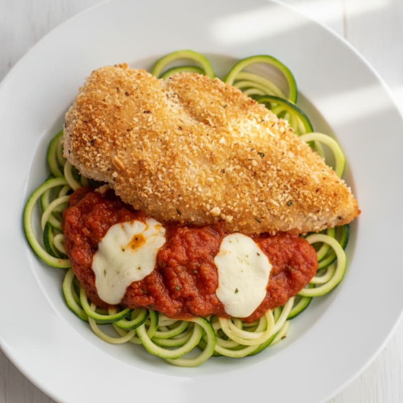 Parmesan-Crusted Chicken with Marinara