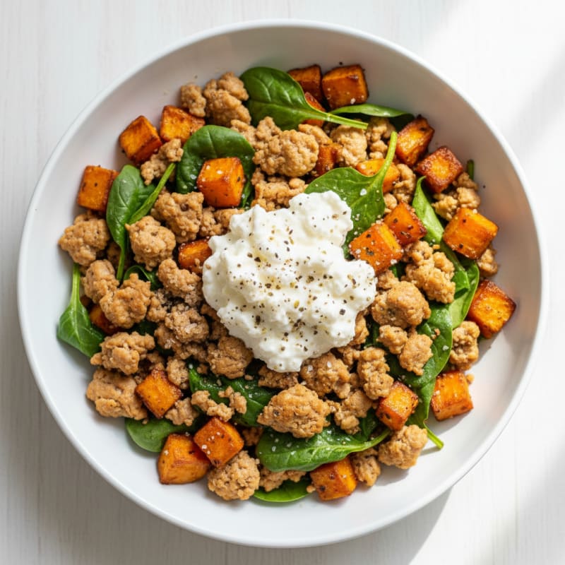Turkey and Sweet Potato Power Bowl