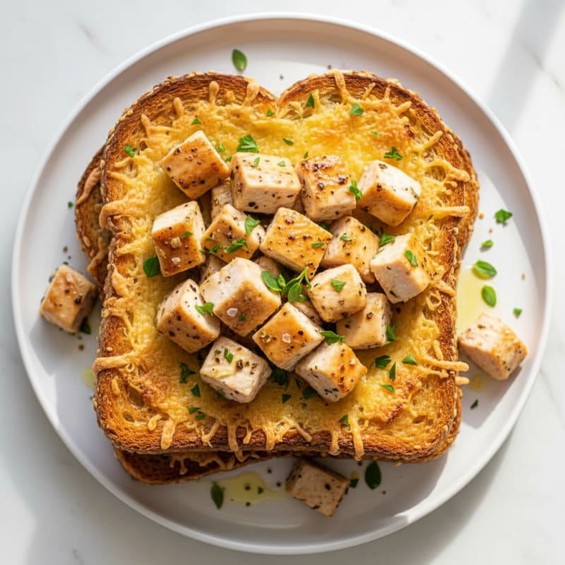 Crispy Parmesan Garlic Toast