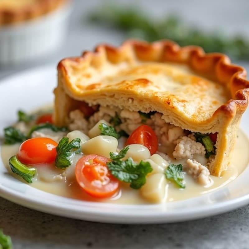 Creamy Turkey and Vegetable Pot Pie