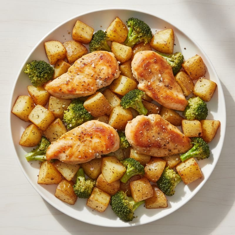 Sheet Pan Lemon Herb Chicken and Veggies