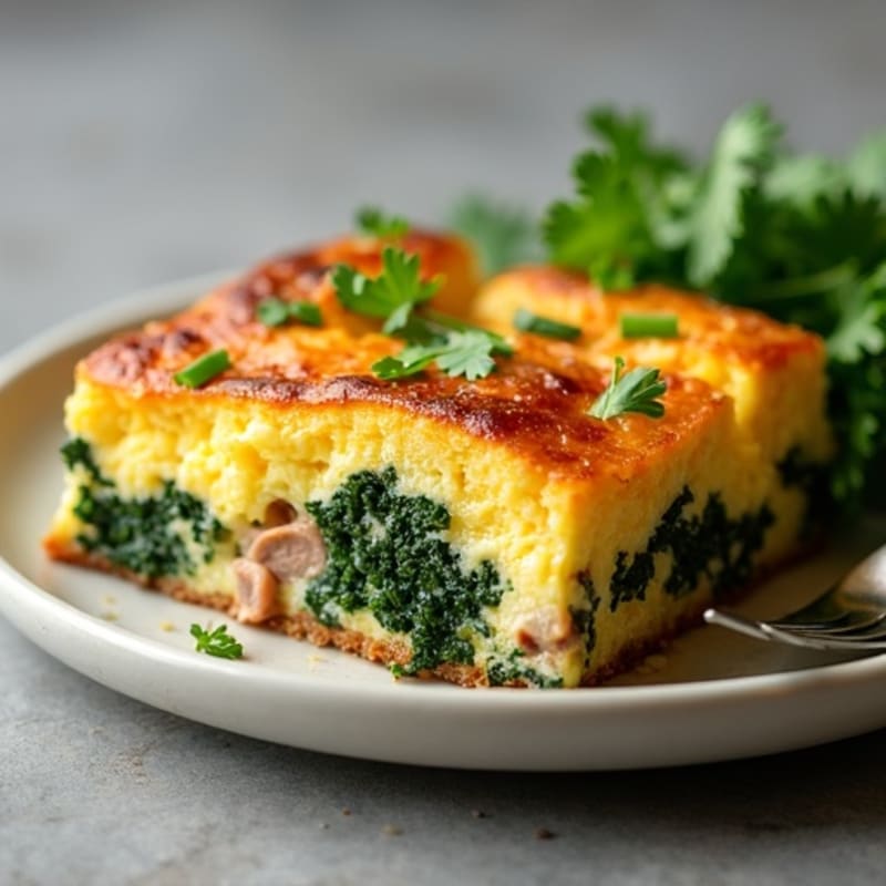 Wholesome Sausage and Kale Baked Strata
