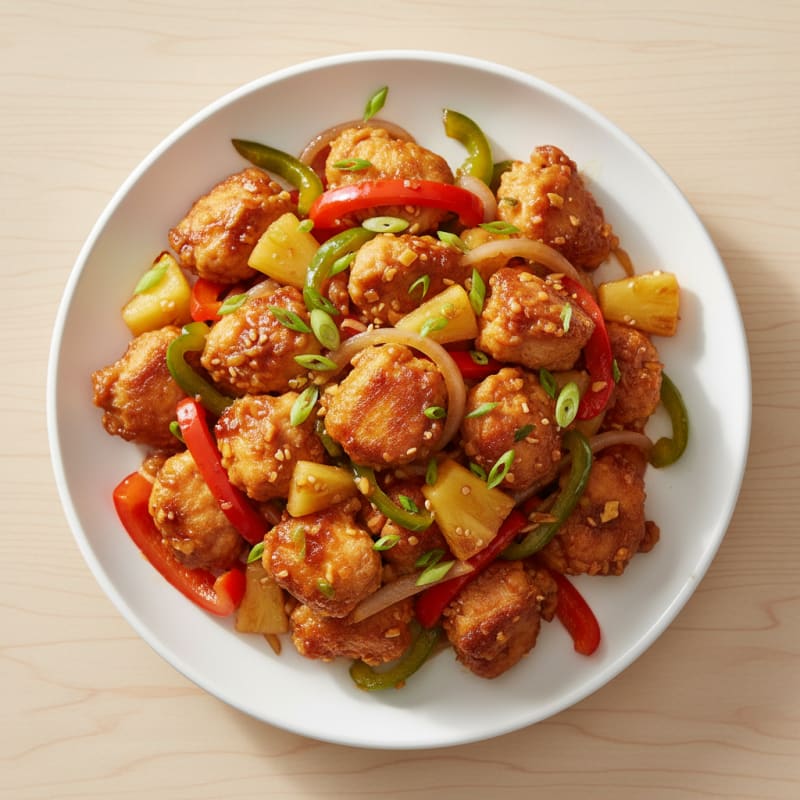 Crispy Sweet and Sour Chicken Stir-Fry