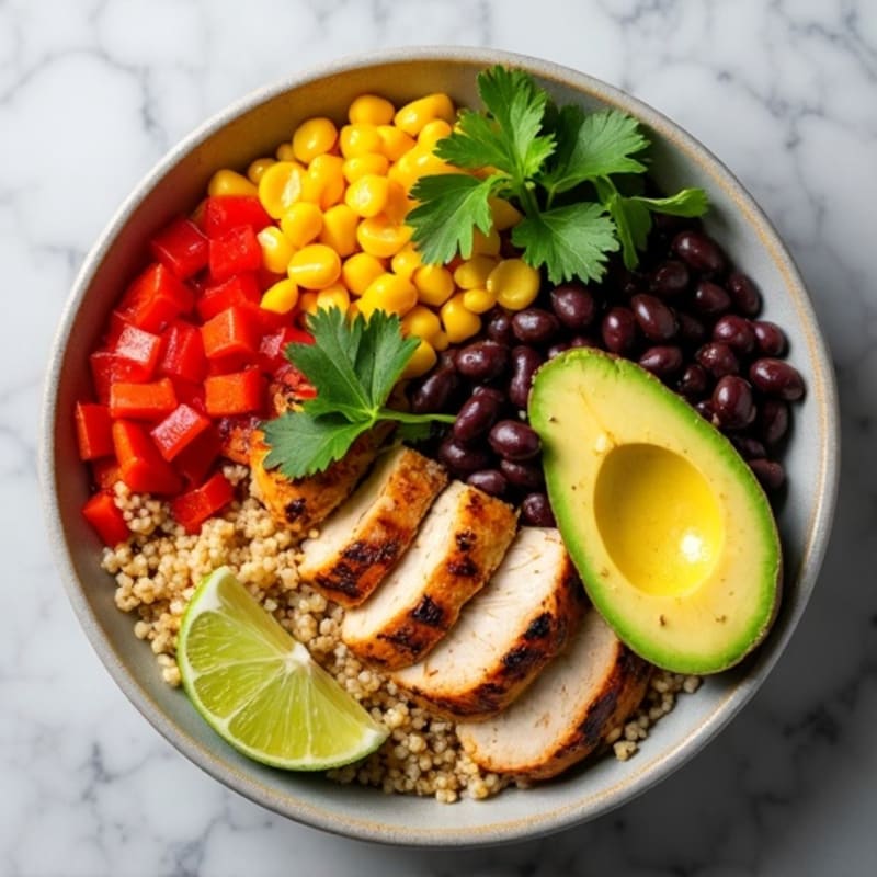Zesty Lime Quinoa Black Bean Bowl