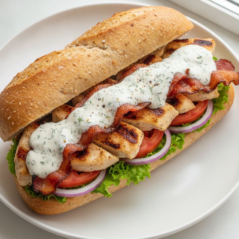 Chicken Bacon Ranch Sub