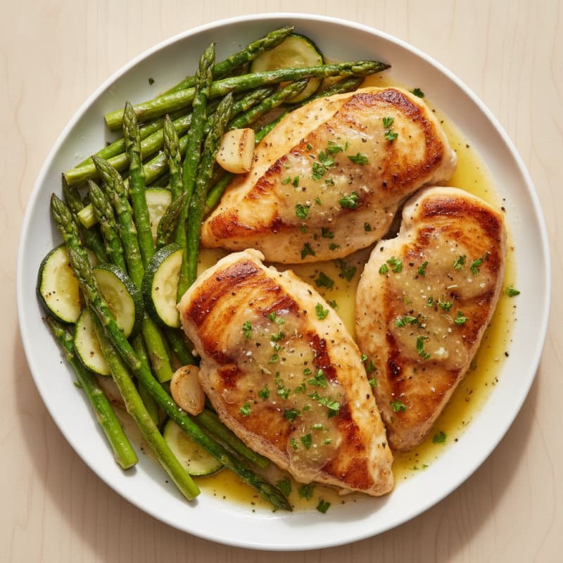 Pan-Seared Chicken with Lemon-Herb Sauce