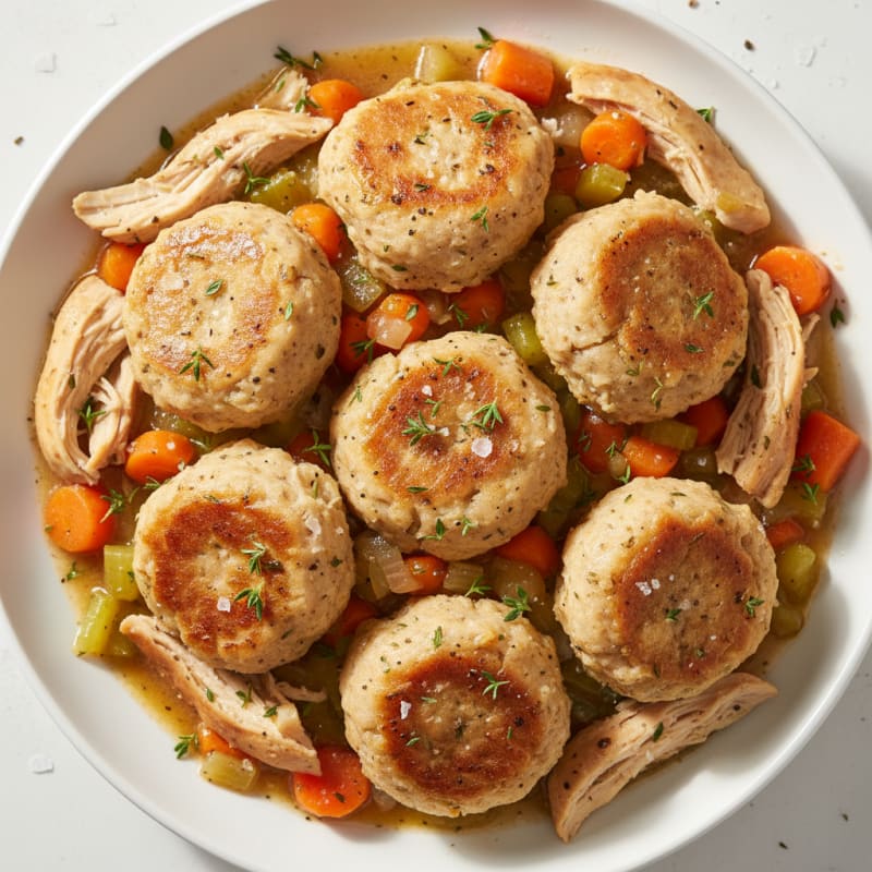 Homestyle Chicken and Herb Dumplings