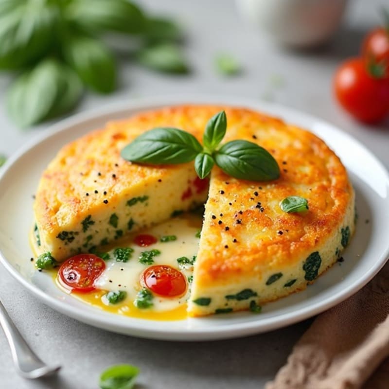 Savory Baked Egg and Vegetable Custard