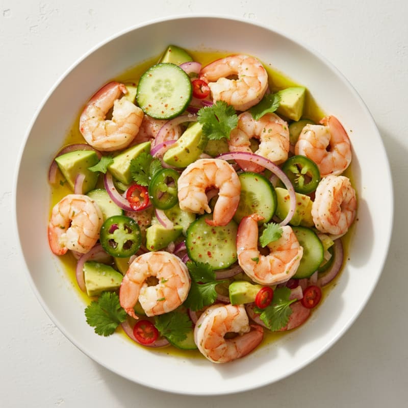Zesty Chili-Lime Shrimp Ceviche with Avocado