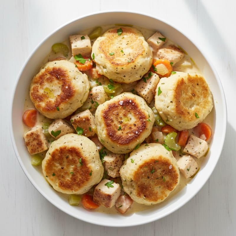 Creamy Herb Chicken and Dumplings