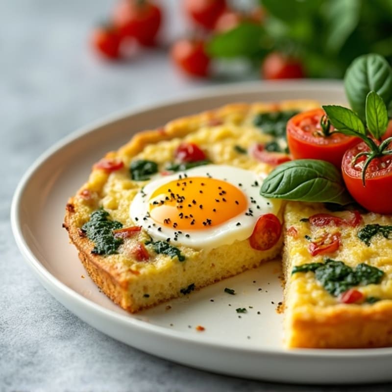 Fluffy Herb-Baked Egg White Frittata