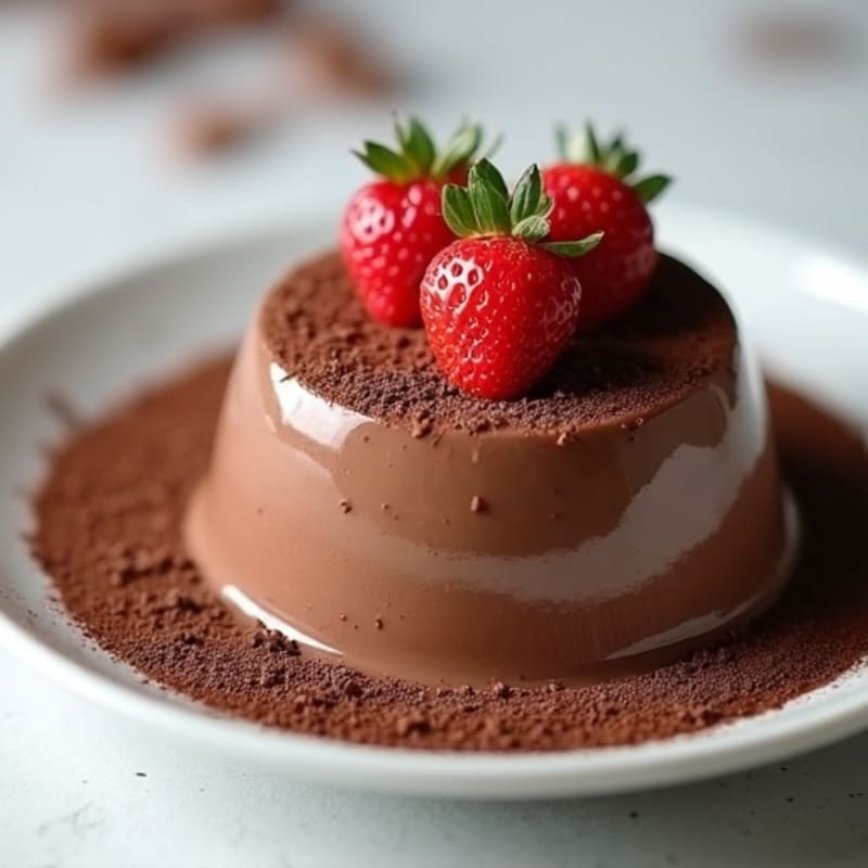 Silky Chocolate Protein Pudding
