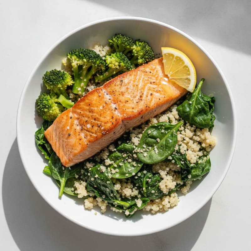 Pan-Seared Salmon Power Bowl