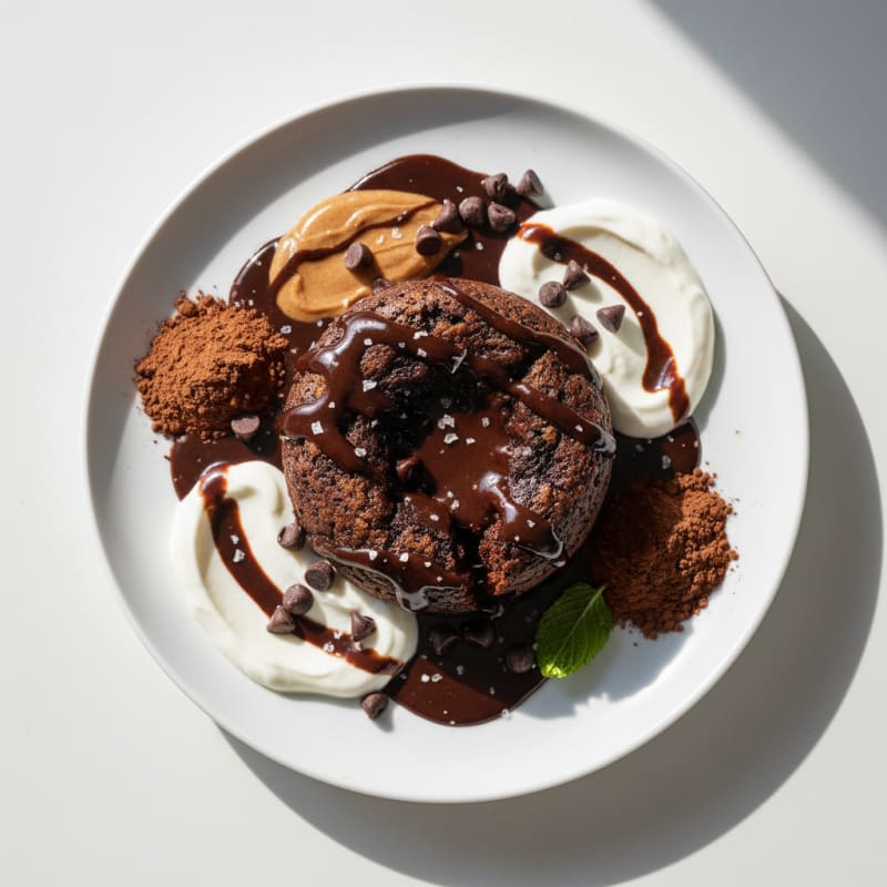Creamy Chocolate Protein Mug Cake