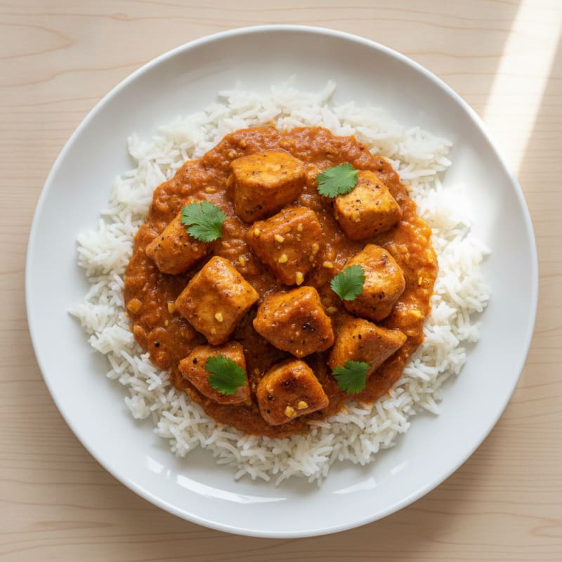 Spiced Butter Chicken with Basmati Rice