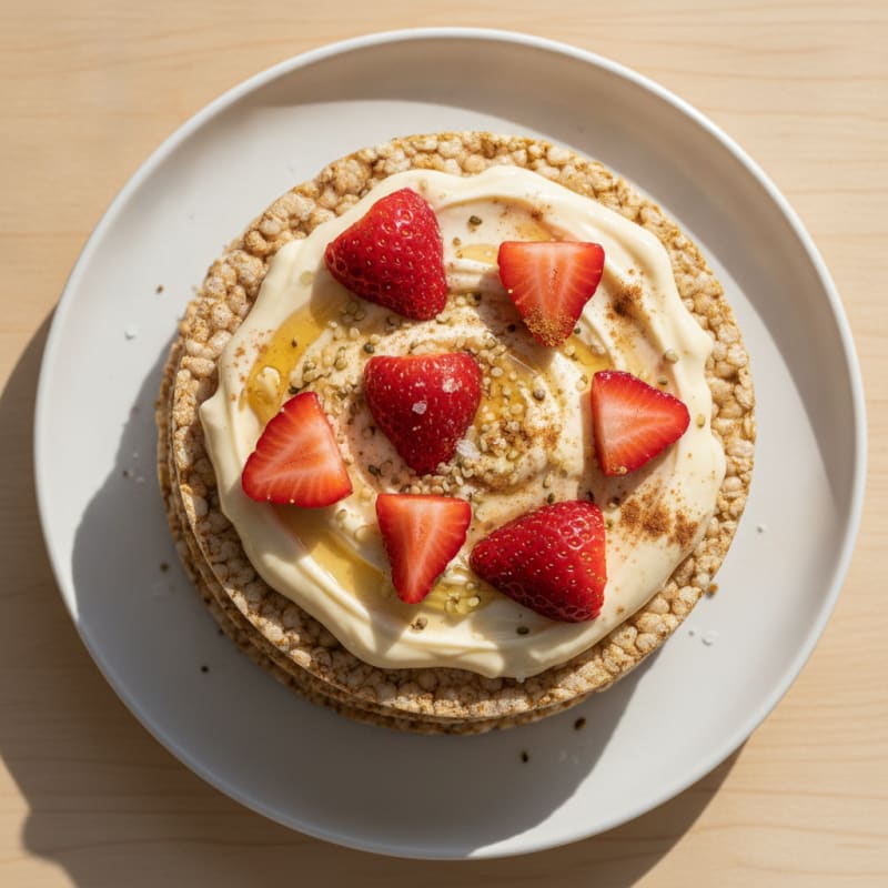 Sweet Honey Protein Rice Cakes