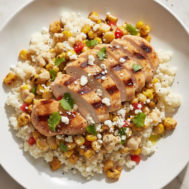 Grilled Street Corn Protein Bowl