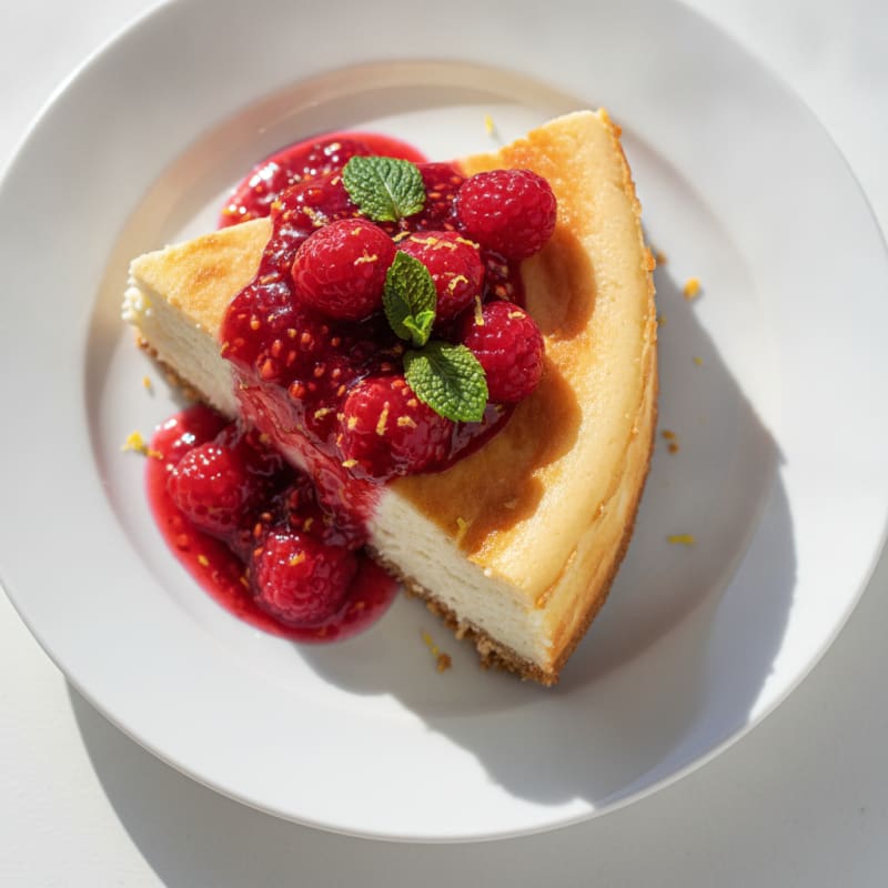 New York Style High-Protein Cheesecake