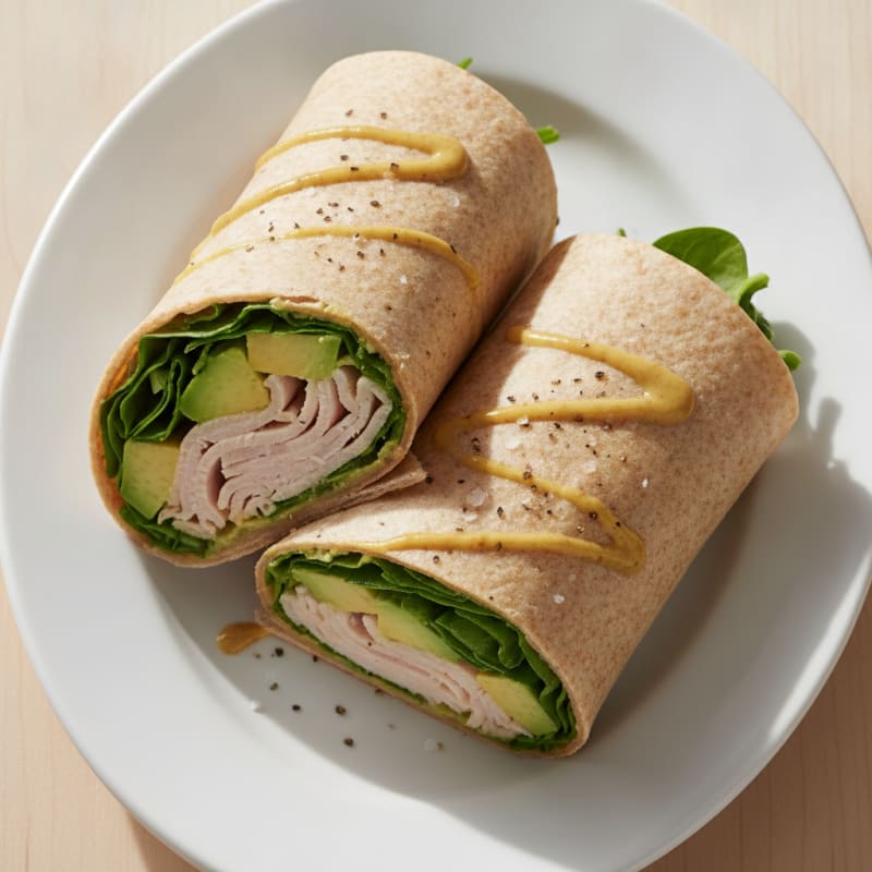 Turkey Avocado Dijon Wraps