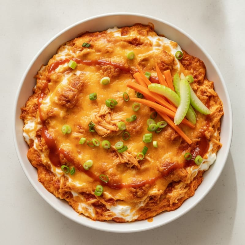 Buffalo Chicken Baked Dip