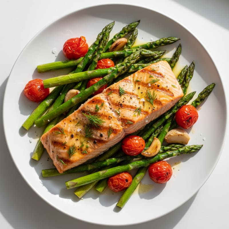 Golden Lemon-Herb Grilled Salmon
