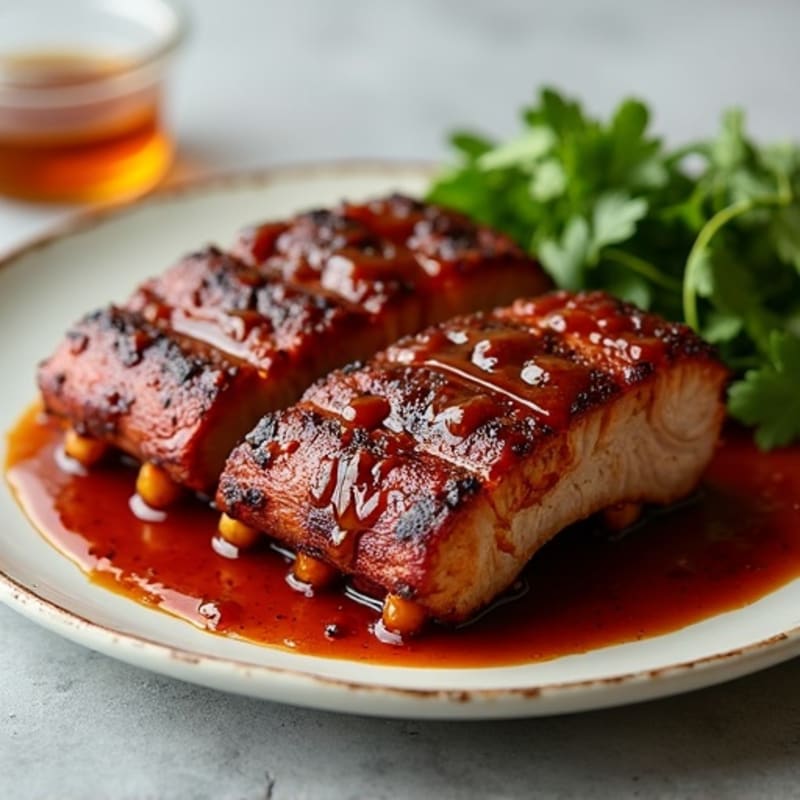 Tender Baked Pork Ribs with Smoky BBQ Glaze