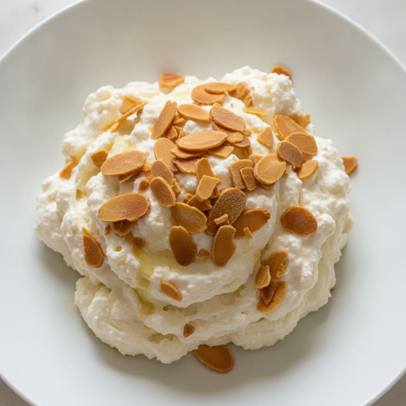 Greek Yogurt Protein Mousse with Almonds