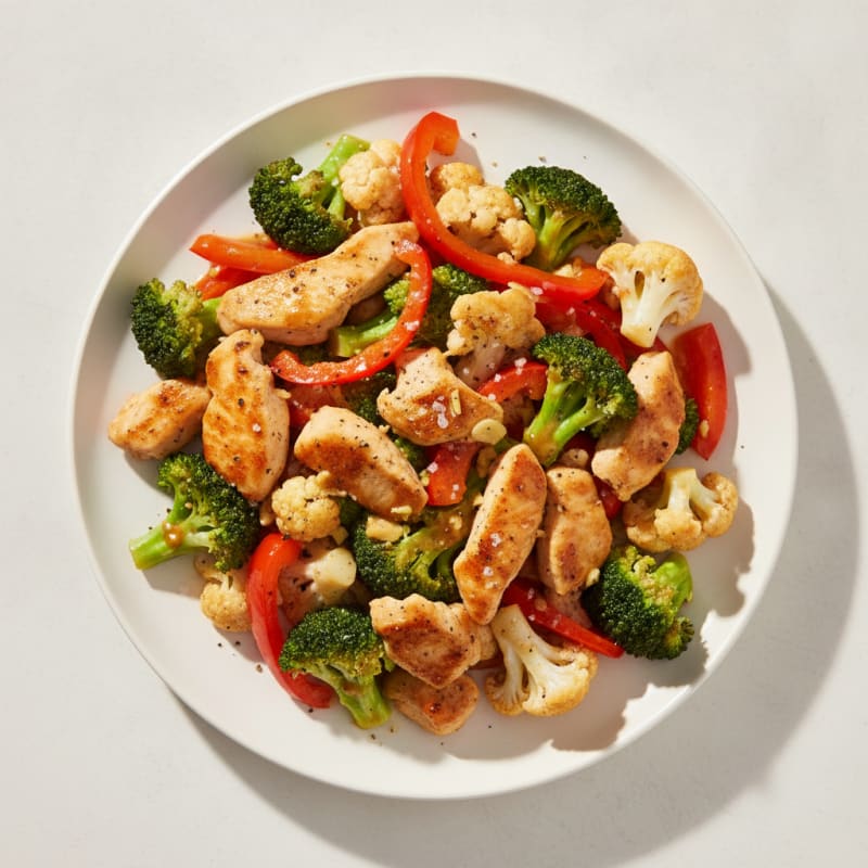 Savory Chicken and Garden Vegetable Stir-Fry