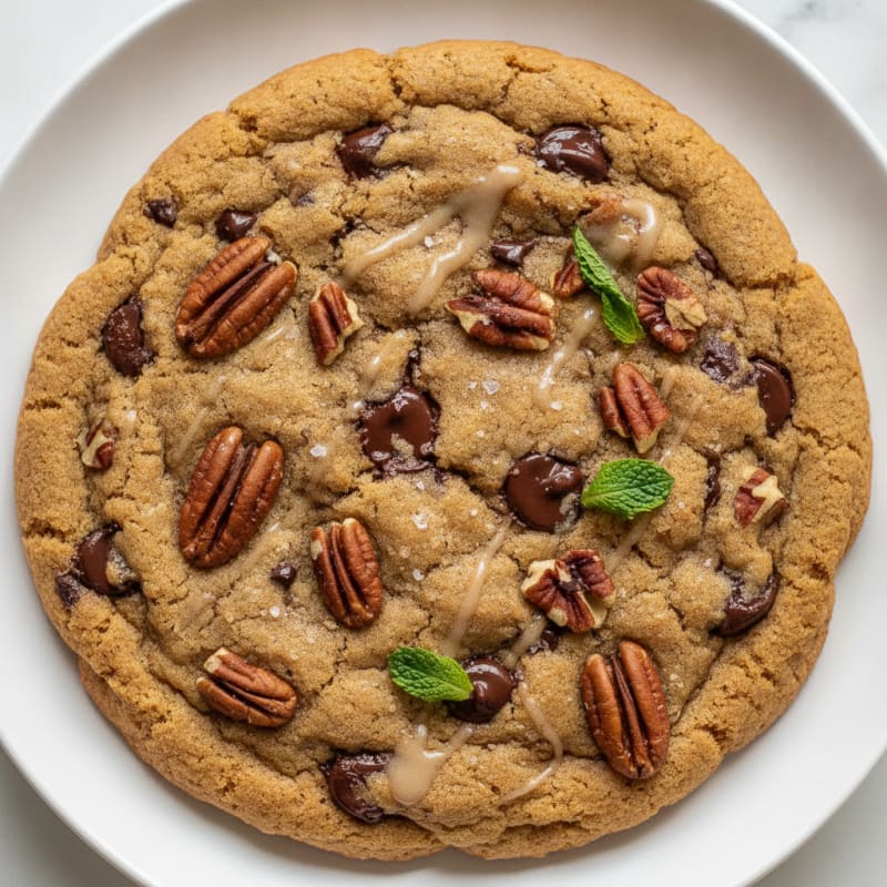 Giant Chocolate Chip Pecan Protein Cookie