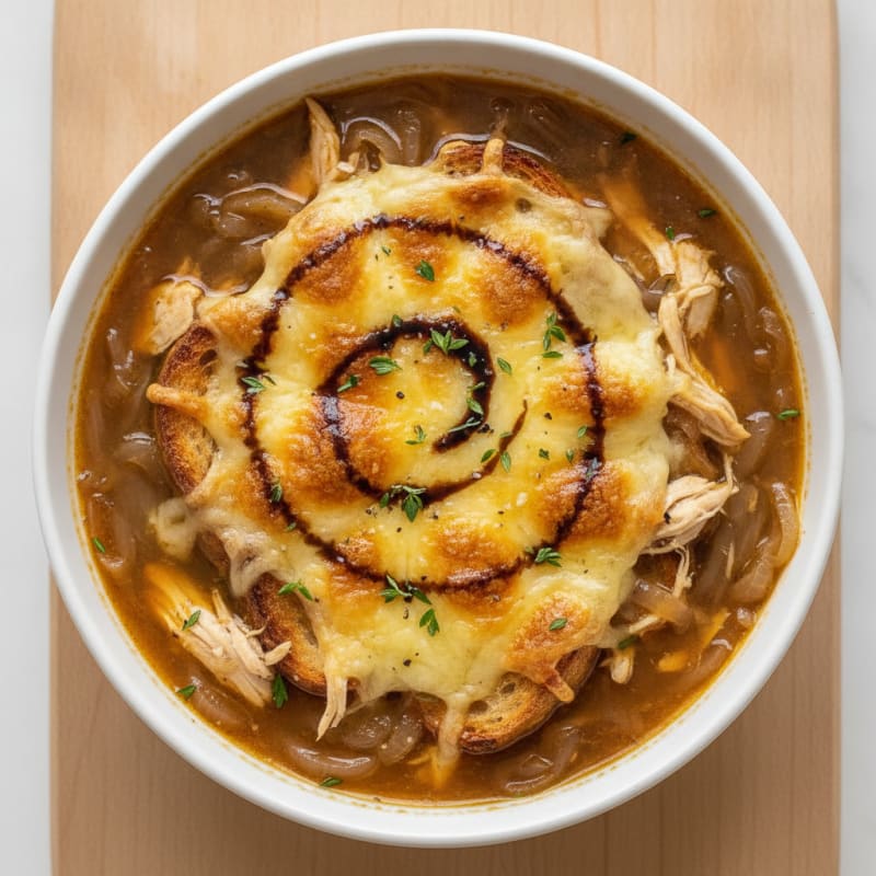 Caramelized Onion and Gruyere Soup
